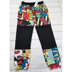 Reason Paid Comic Track Jogger Pants Mens Size Medium